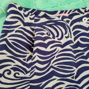Lilly Pulitzer Wave Print Skirt